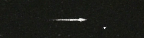 Unprocessed fireball image