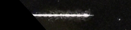 Unprocessed fireball image