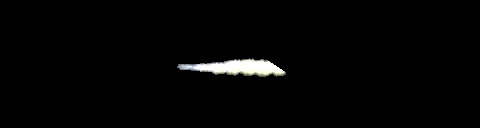 Processed fireball image