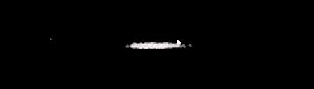 Processed fireball image