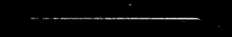 Unprocessed fireball image