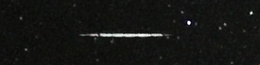 Unprocessed fireball image