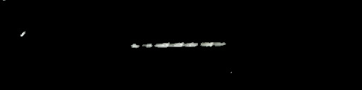 Processed fireball image