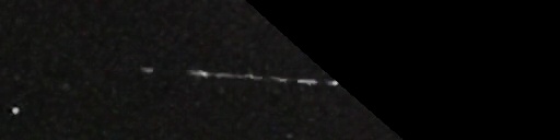 Unprocessed fireball image