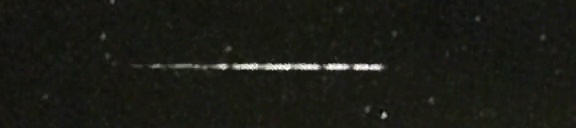 Unprocessed fireball image