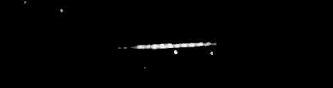 Processed fireball image