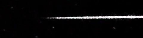 Unprocessed fireball image