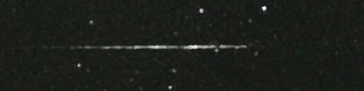 Unprocessed fireball image