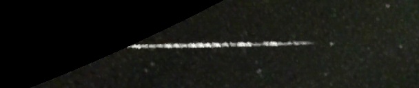 Unprocessed fireball image