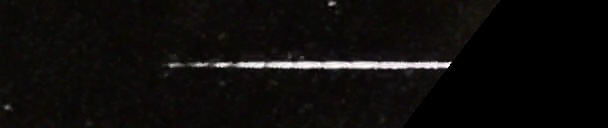 Unprocessed fireball image