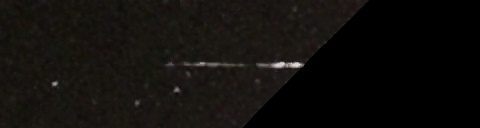 Unprocessed fireball image