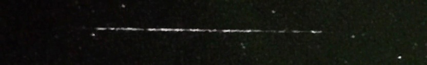 Unprocessed fireball image