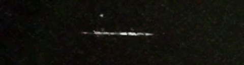 Unprocessed fireball image