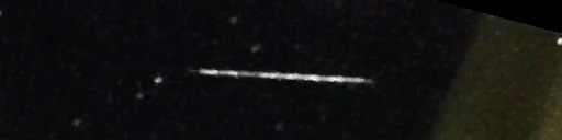 Unprocessed fireball image