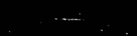 Processed fireball image