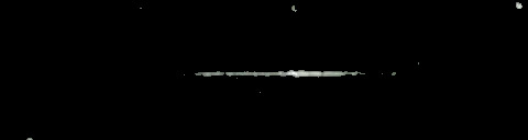 Processed fireball image