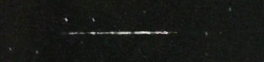 Unprocessed fireball image