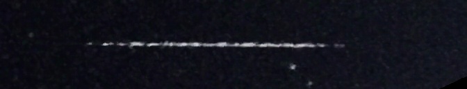 Unprocessed fireball image