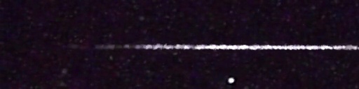 Unprocessed fireball image