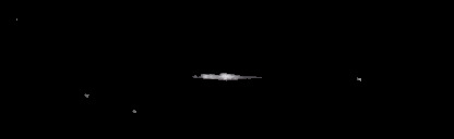 Processed fireball image