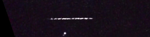 Unprocessed fireball image