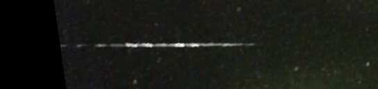 Unprocessed fireball image