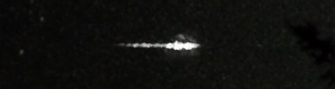 Unprocessed fireball image