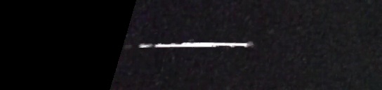 Unprocessed fireball image