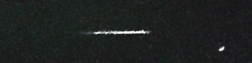 Unprocessed fireball image