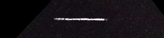 Unprocessed fireball image