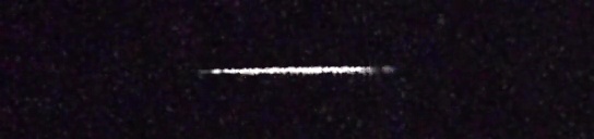 Unprocessed fireball image