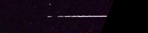 Unprocessed fireball image