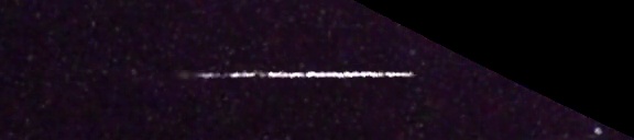 Unprocessed fireball image