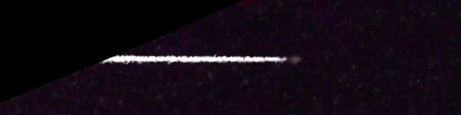 Unprocessed fireball image