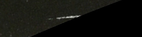 Unprocessed fireball image