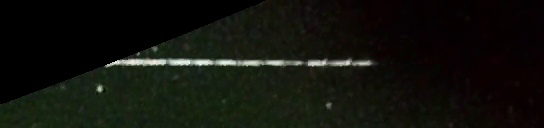 Unprocessed fireball image