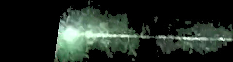 Processed fireball image