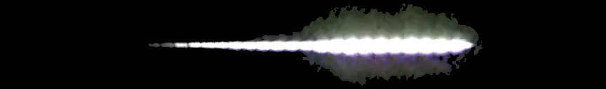 Processed fireball image