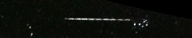 Unprocessed fireball image