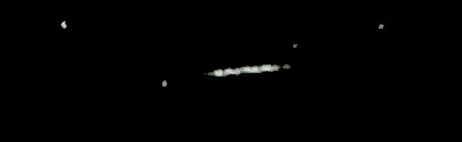 Processed fireball image