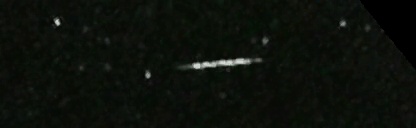 Unprocessed fireball image