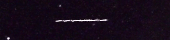 Unprocessed fireball image