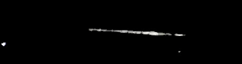 Processed fireball image