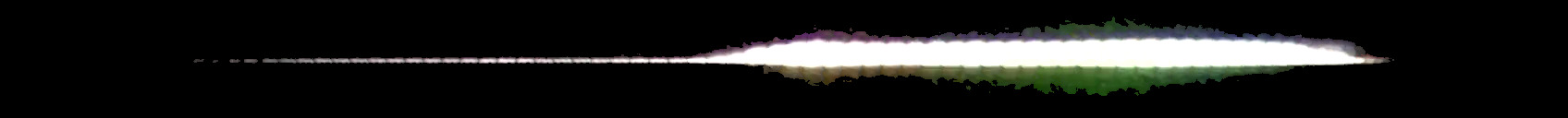 Processed fireball image