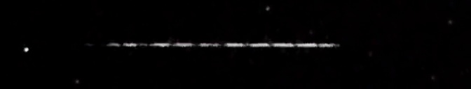 Unprocessed fireball image