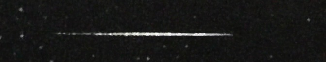 Unprocessed fireball image