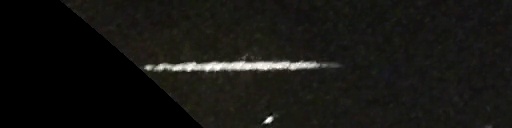 Unprocessed fireball image