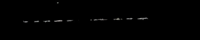 Processed fireball image