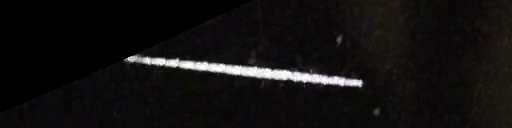 Unprocessed fireball image