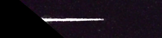 Unprocessed fireball image